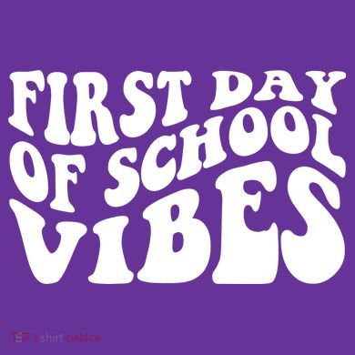 First Day Of School Vibes Retro Button