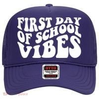First Day Of School Vibes Retro Hat thumb 0