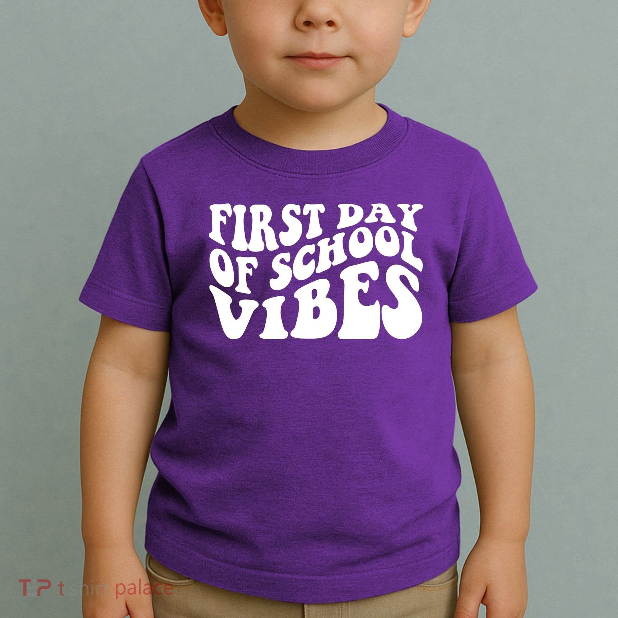First Day Of School Vibes Retro Toddler T-Shirt