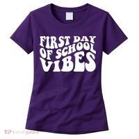 First Day Of School Vibes Retro Women's T-Shirt thumb 0