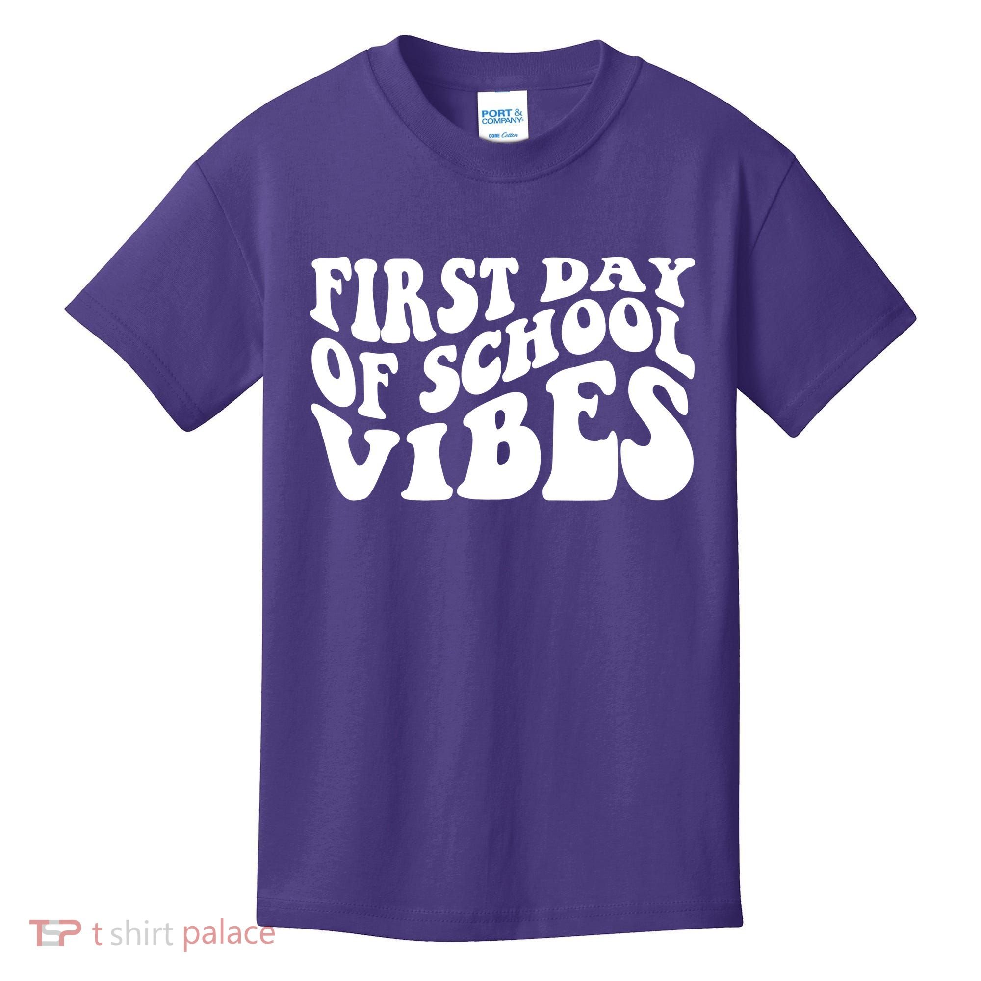 First Day Of School Vibes Retro Kids T-Shirt
