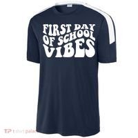 First Day Of School Vibes Retro Sport-Tek Competitor United Soccer Jersey thumb 2