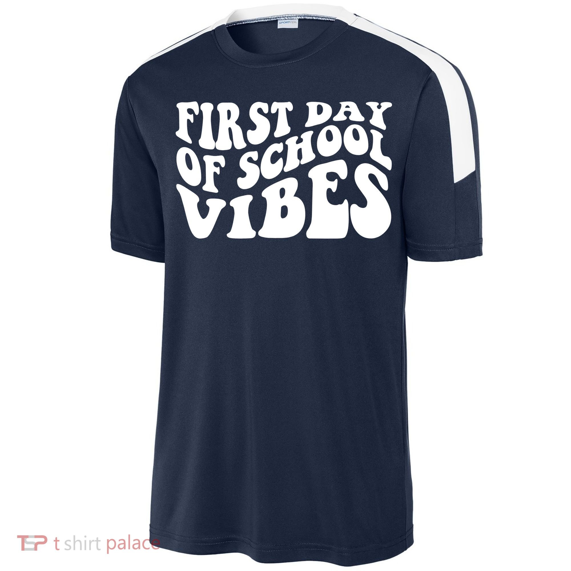 First Day Of School Vibes Retro Sport-Tek Competitor United Soccer Jersey