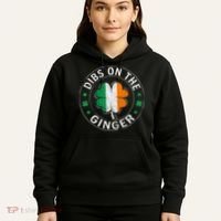 Funny Dibs On The Ginger St Patricks Day Shamrock Hoodie thumb 5