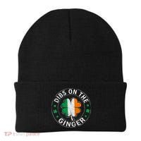 Funny Dibs On The Ginger St Patricks Day Shamrock Beanie thumb 0