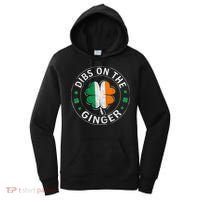 Funny Dibs On The Ginger St Patricks Day Shamrock Women's Hoodie thumb 0