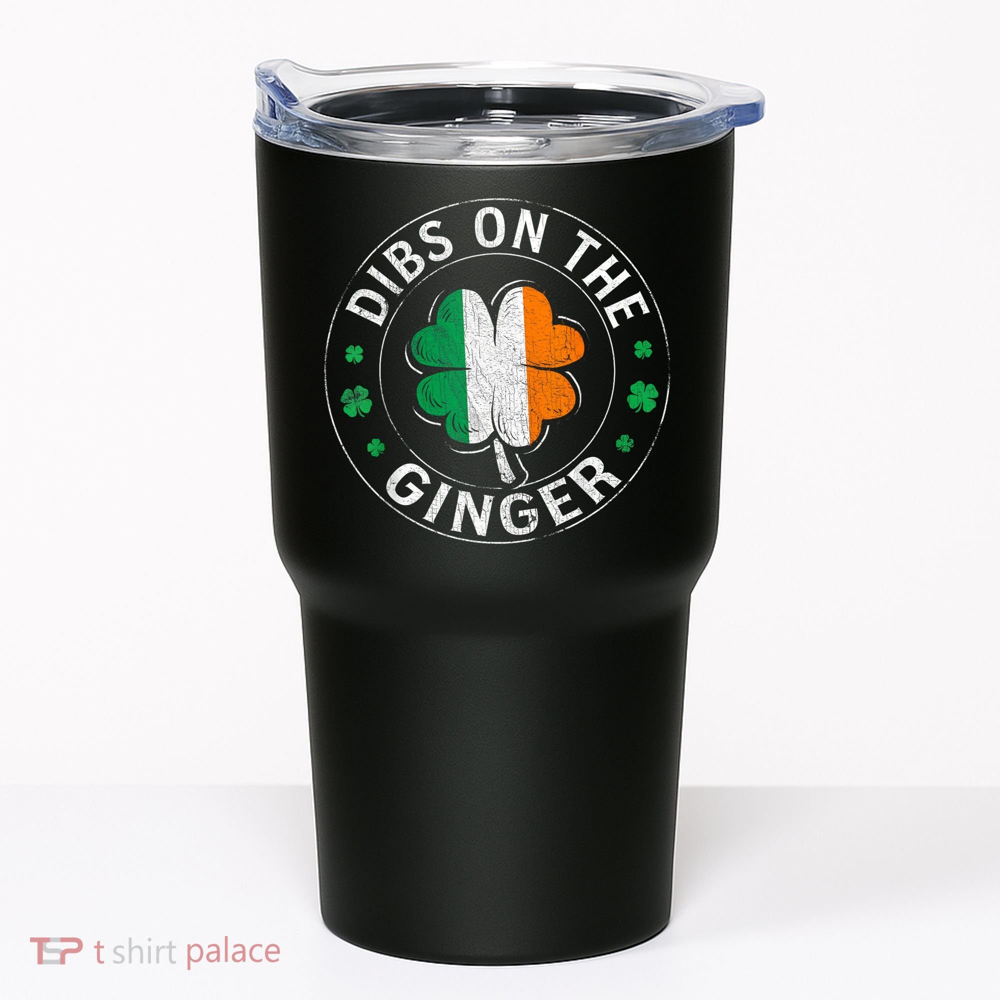 Funny Dibs On The Ginger St Patricks Day Shamrock Tumbler