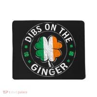 Funny Dibs On The Ginger St Patricks Day Shamrock Mousepad thumb 0