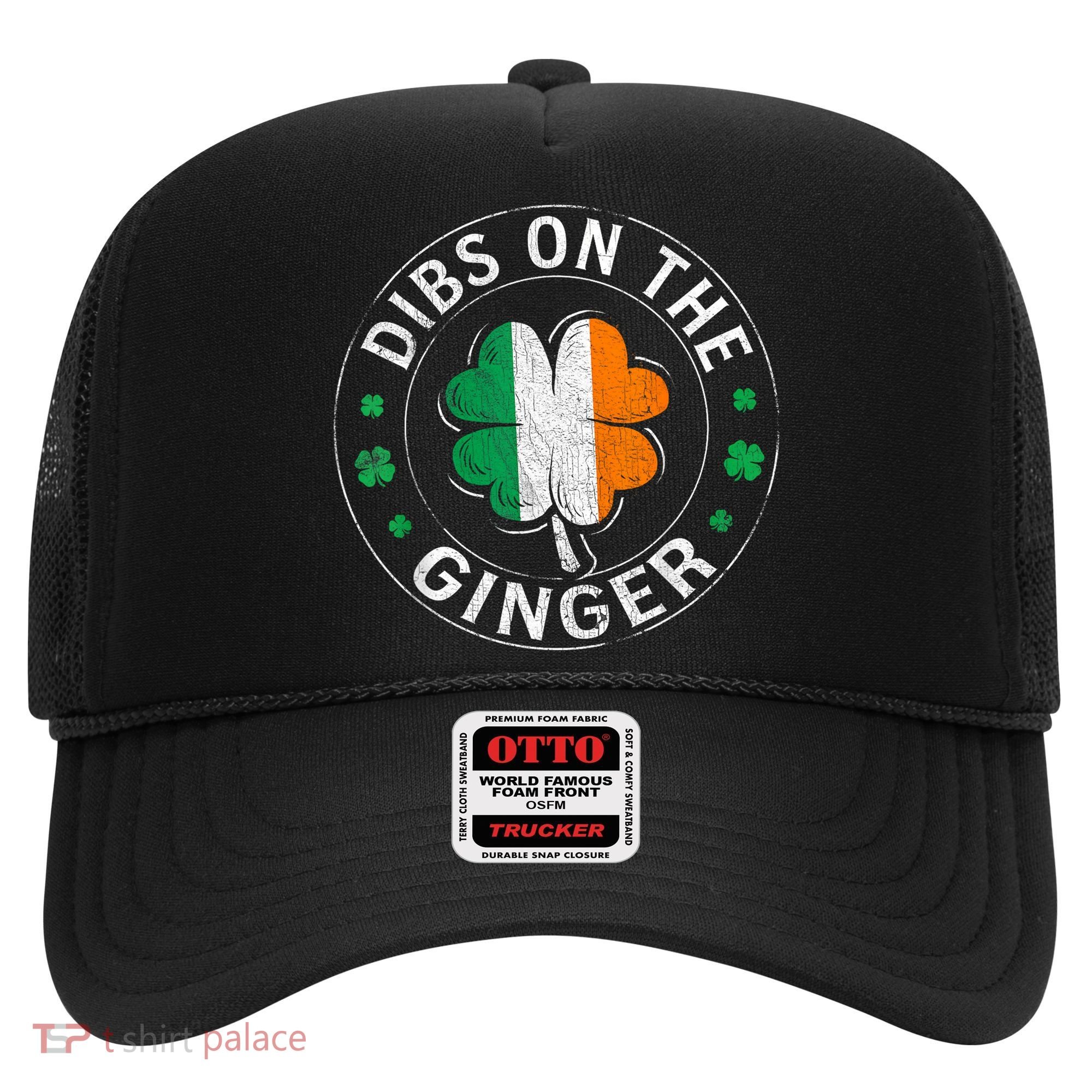 Funny Dibs On The Ginger St Patricks Day Shamrock Hat