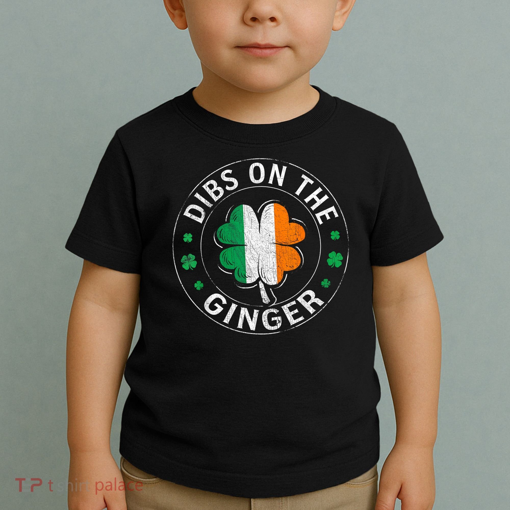 Funny Dibs On The Ginger St Patricks Day Shamrock Toddler T-Shirt