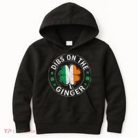 Funny Dibs On The Ginger St Patricks Day Shamrock Kids Hoodie thumb 0