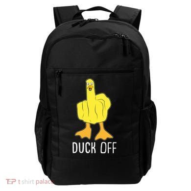 Funny Duck Off Middle Finger Backpack