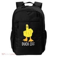 Funny Duck Off Middle Finger Backpack thumb 0