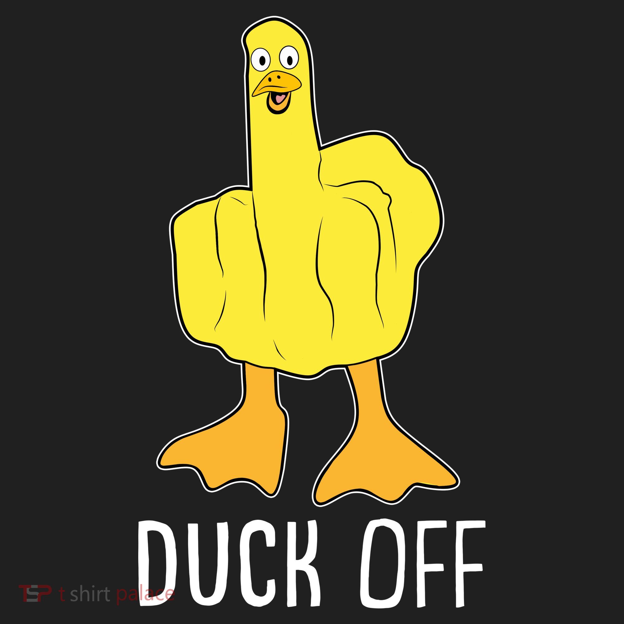 Funny Duck Off Middle Finger Beanie