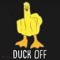 Funny Duck Off Middle Finger Pajama Set thumb 2