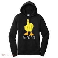 Funny Duck Off Middle Finger Women's Hoodie thumb 0