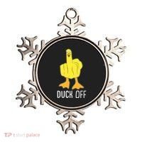 Funny Duck Off Middle Finger Ornament thumb 0