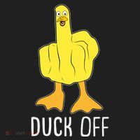 Funny Duck Off Middle Finger Hat thumb 2