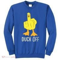 Funny Duck Off Middle Finger Sweatshirt thumb 0
