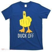 Funny Duck Off Middle Finger T-Shirt thumb 0