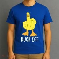 Funny Duck Off Middle Finger T-Shirt thumb 3