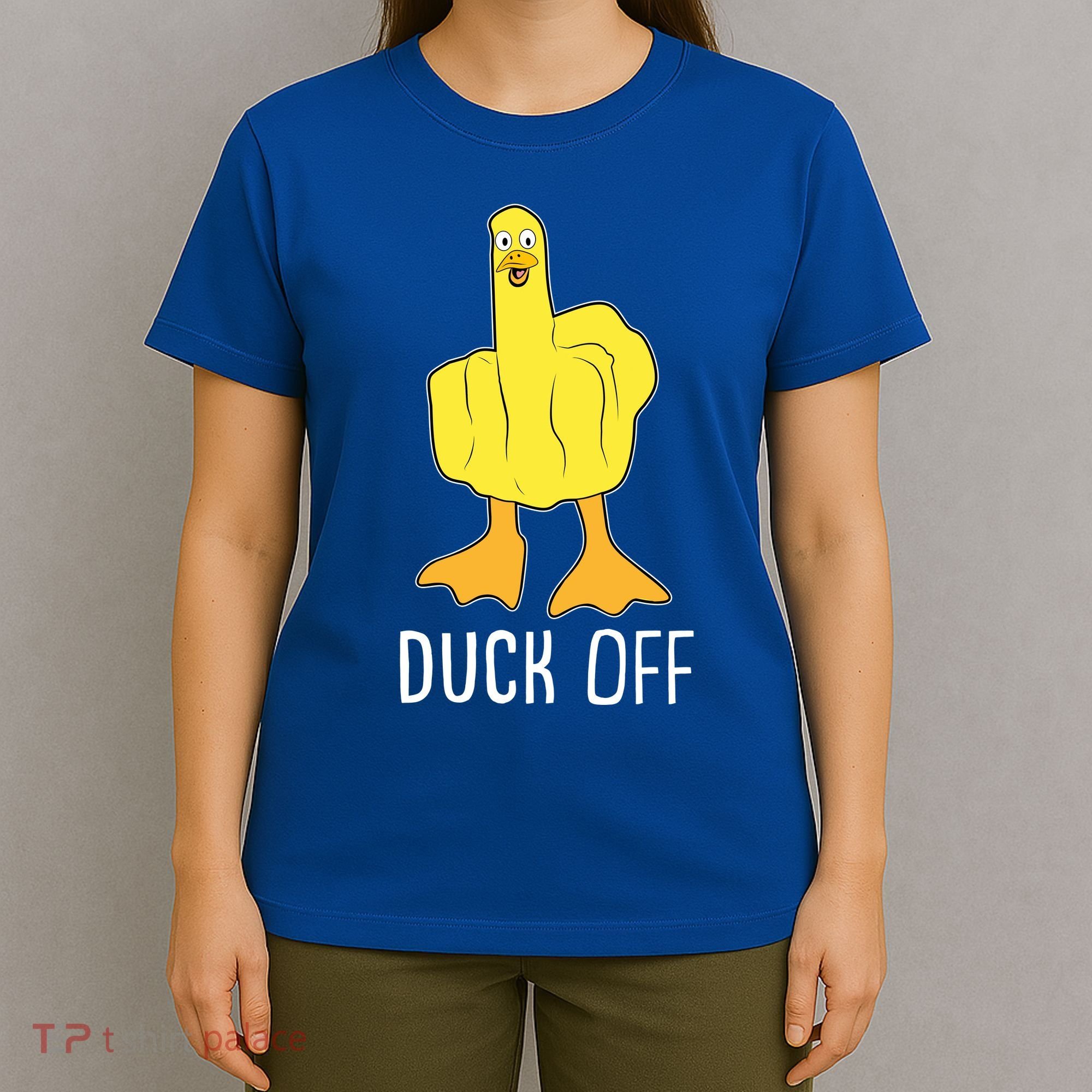 Funny Duck Off Middle Finger T-Shirt
