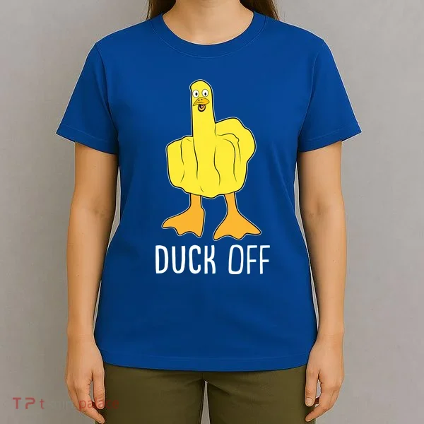 Funny Duck Off Middle Finger T-Shirt