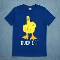 Funny Duck Off Middle Finger T-Shirt thumb 5