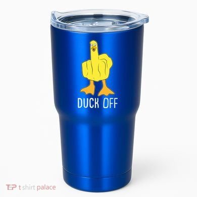 Funny Duck Off Middle Finger Tumbler