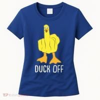 Funny Duck Off Middle Finger Women's T-Shirt thumb 0