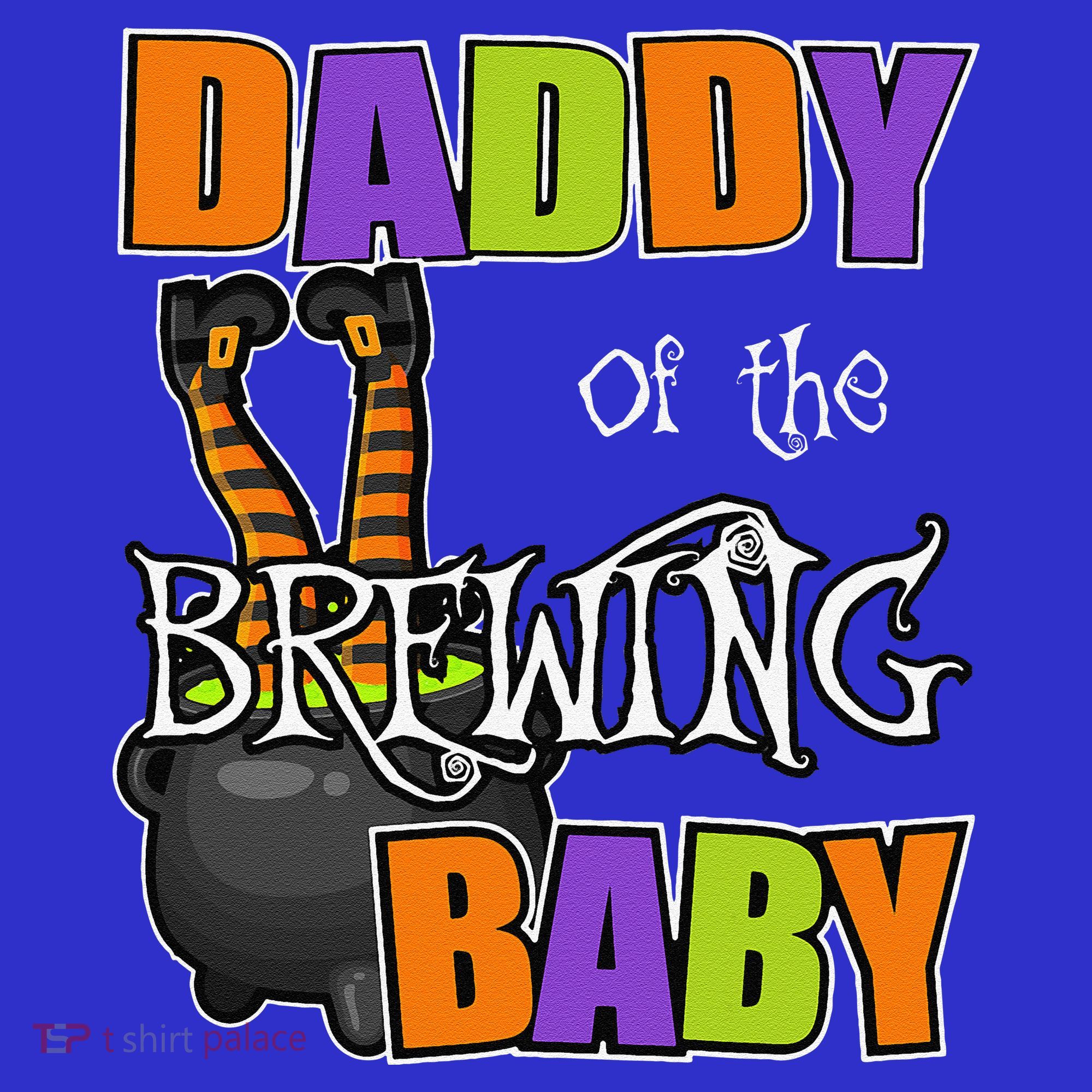 Funny Daddy Of Brewing Baby Halloween Theme Baby Shower Spooky Hoodie