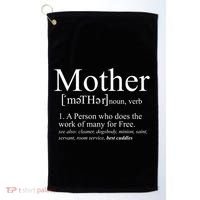 Funny Definition Of Mother Celebrate Mothers Day Golf Towel thumb 0