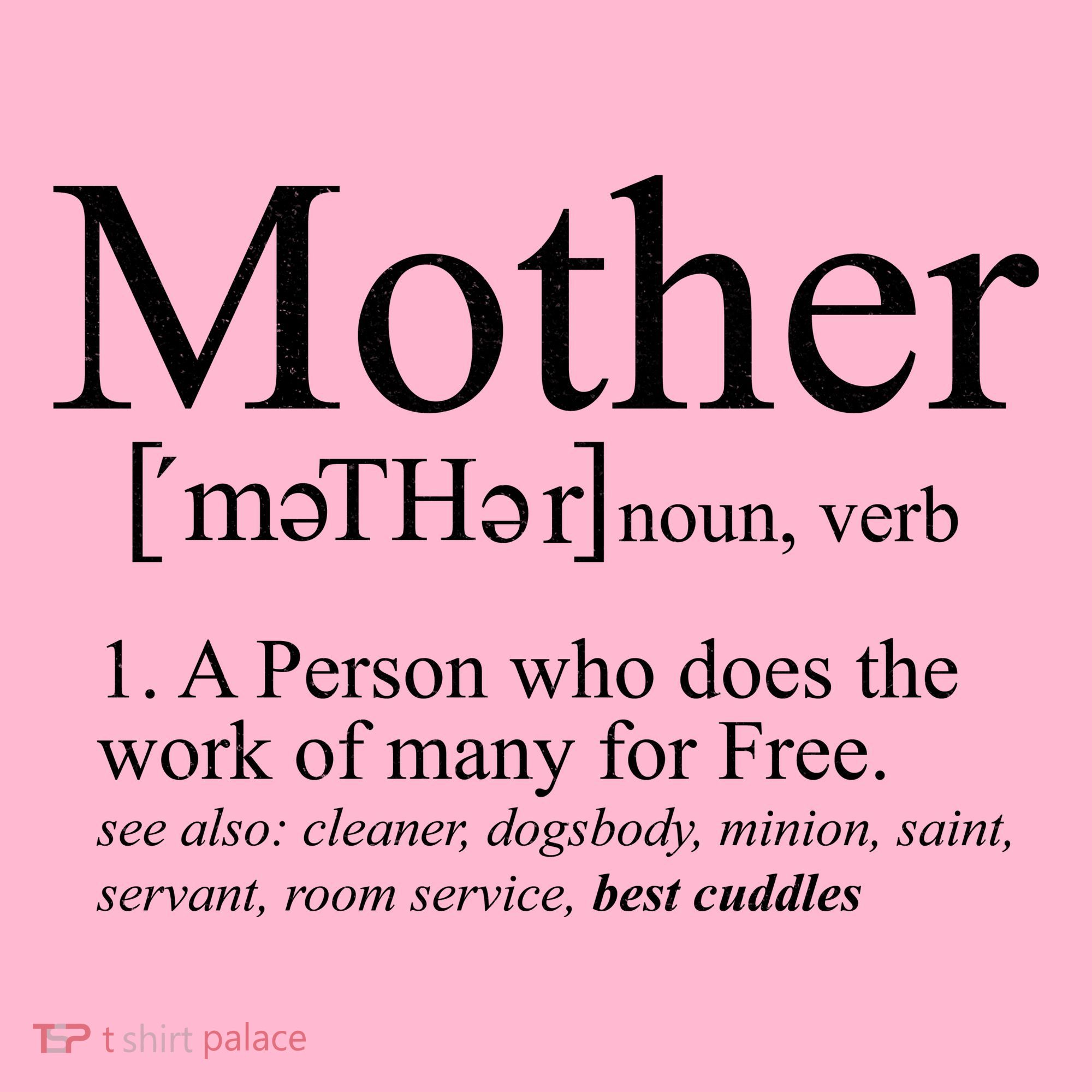 Funny Definition Of Mother Celebrate Mothers Day Coaster
