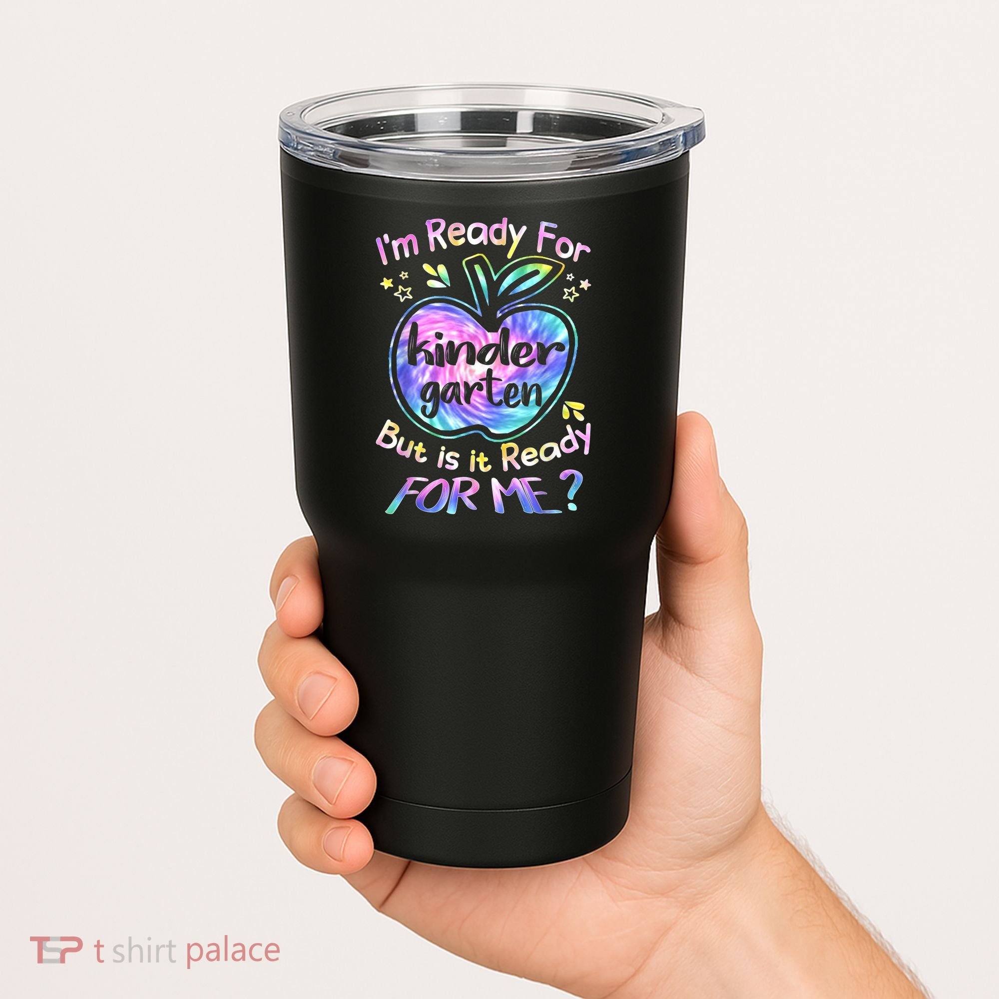 First Day Of Kindergarten Tie Dye Back To School Boy Kids Tumbler