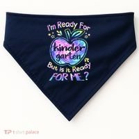 First Day Of Kindergarten Tie Dye Back To School Boy Kids USA-Made Doggie Bandana thumb 0