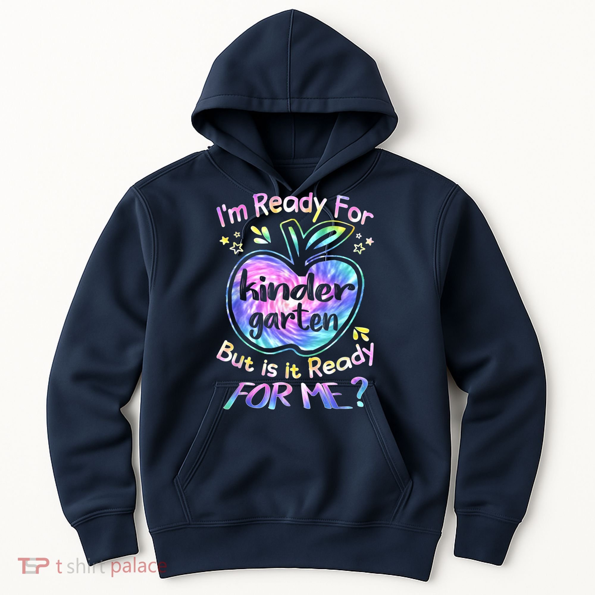First Day Of Kindergarten Tie Dye Back To School Boy Kids Hoodie