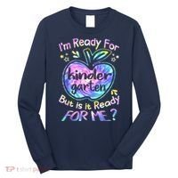 First Day Of Kindergarten Tie Dye Back To School Boy Kids Long Sleeve Shirt thumb 0