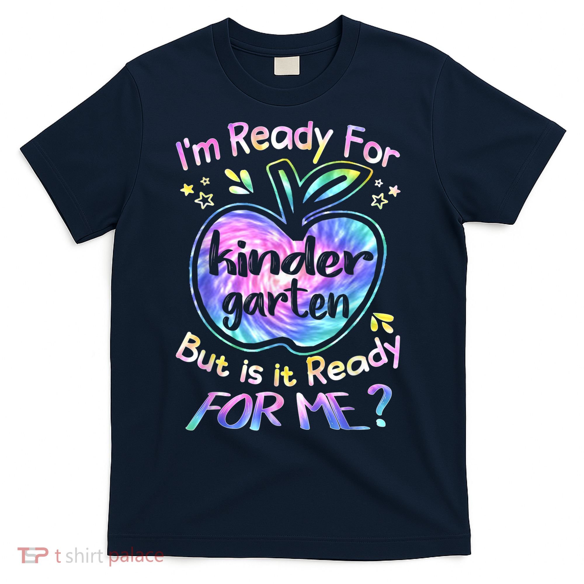 First Day Of Kindergarten Tie Dye Back To School Boy Kids T-Shirt