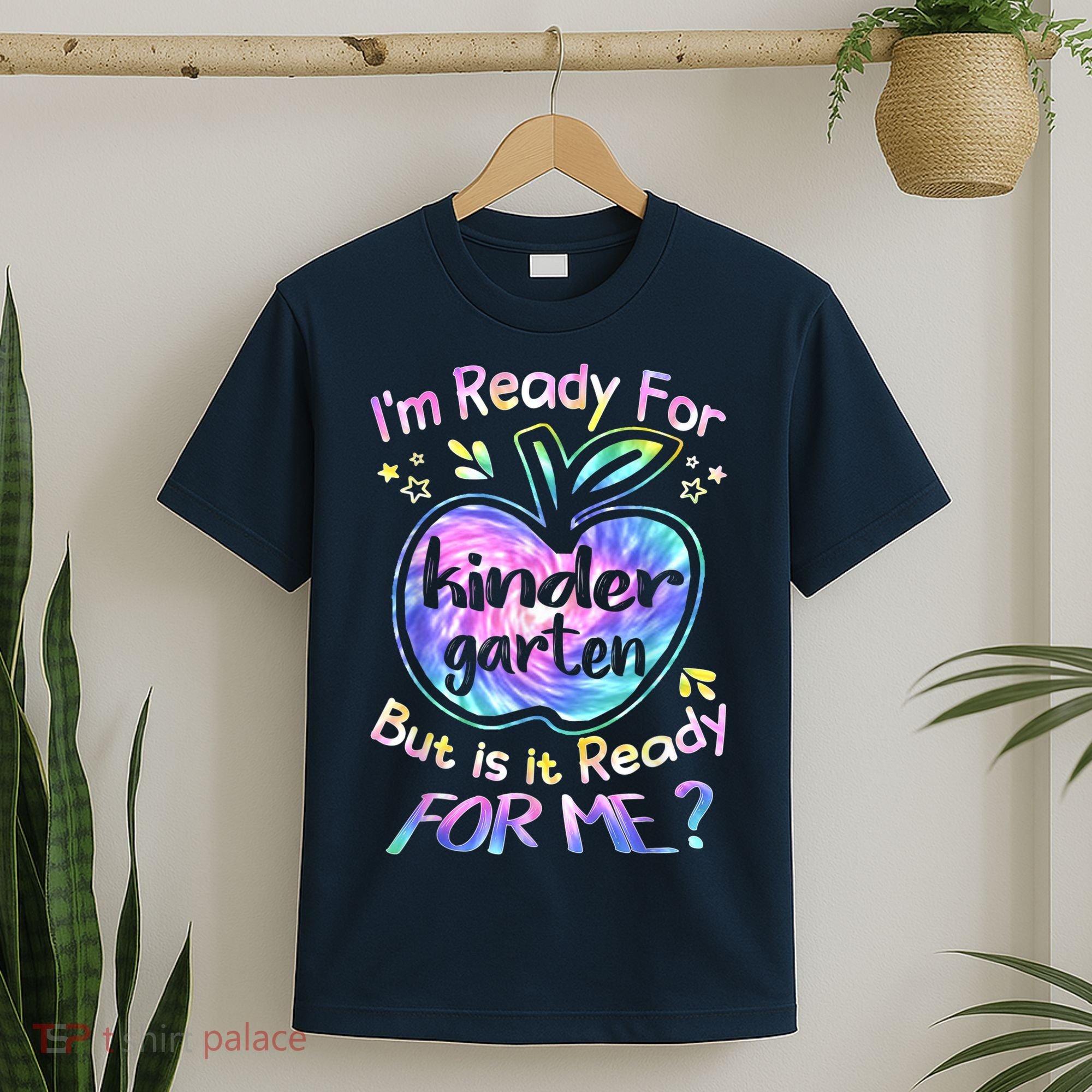 First Day Of Kindergarten Tie Dye Back To School Boy Kids T-Shirt