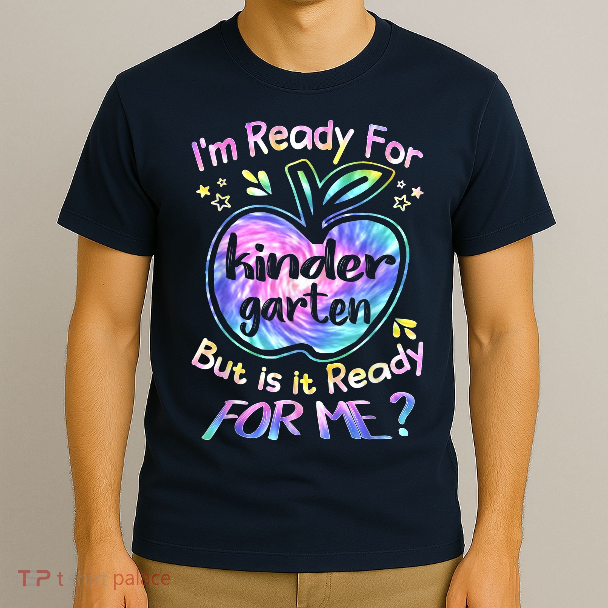 First Day Of Kindergarten Tie Dye Back To School Boy Kids T-Shirt