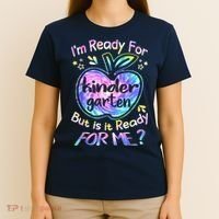 First Day Of Kindergarten Tie Dye Back To School Boy Kids T-Shirt thumb 4