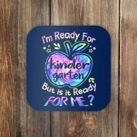 First Day Of Kindergarten Tie Dye Back To School Boy Kids Coaster thumb 0