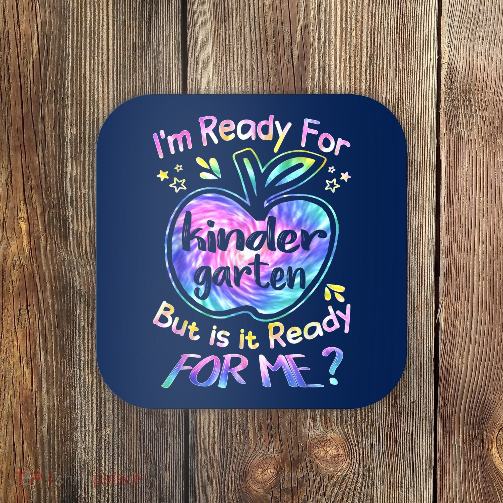 First Day Of Kindergarten Tie Dye Back To School Boy Kids Coaster