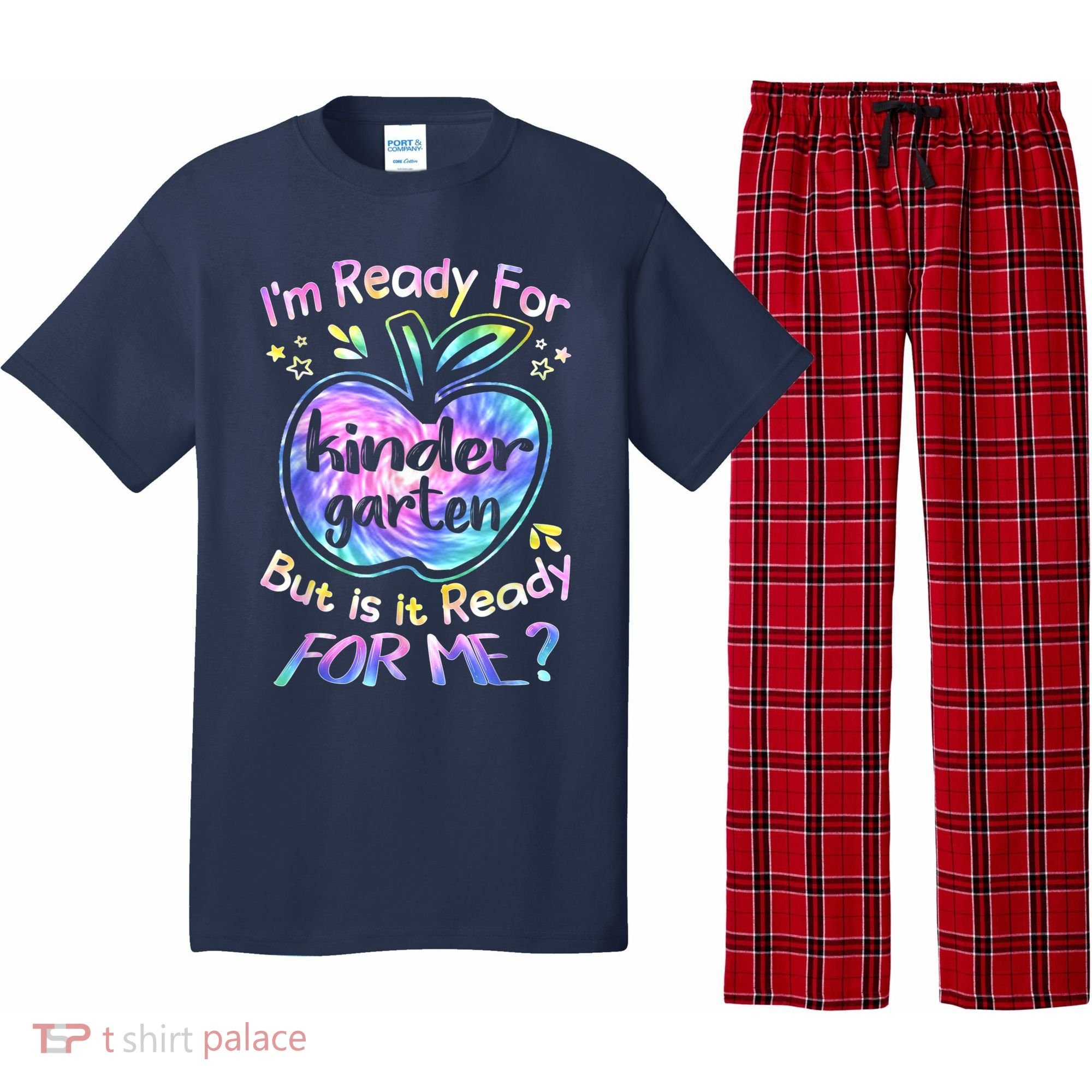 First Day Of Kindergarten Tie Dye Back To School Boy Kids Pajama Set