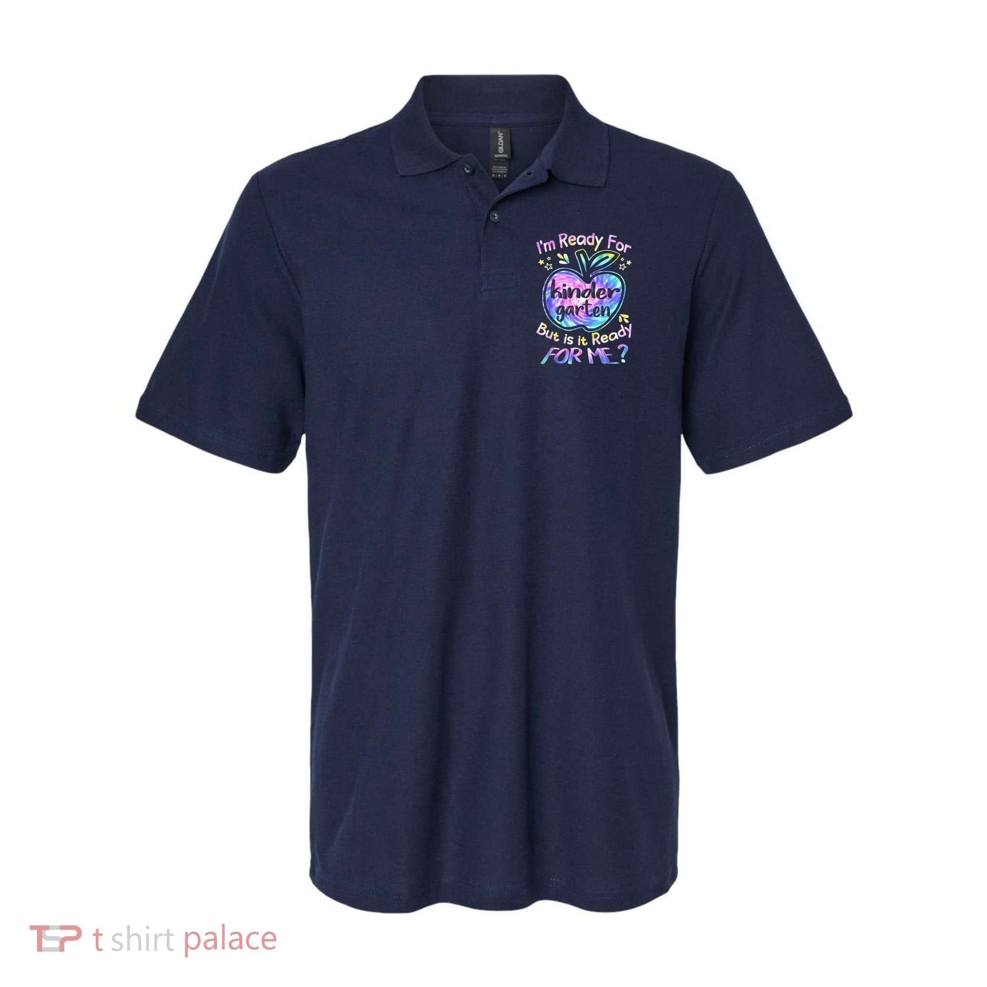 First Day Of Kindergarten Tie Dye Back To School Boy Kids Polo