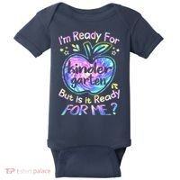 First Day Of Kindergarten Tie Dye Back To School Boy Kids Baby Bodysuit thumb 0