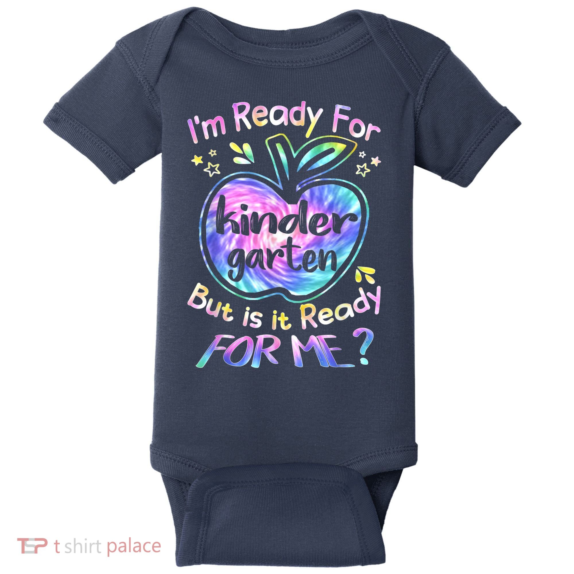 First Day Of Kindergarten Tie Dye Back To School Boy Kids Baby Bodysuit