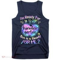 First Day Of Kindergarten Tie Dye Back To School Boy Kids Tank Top thumb 0