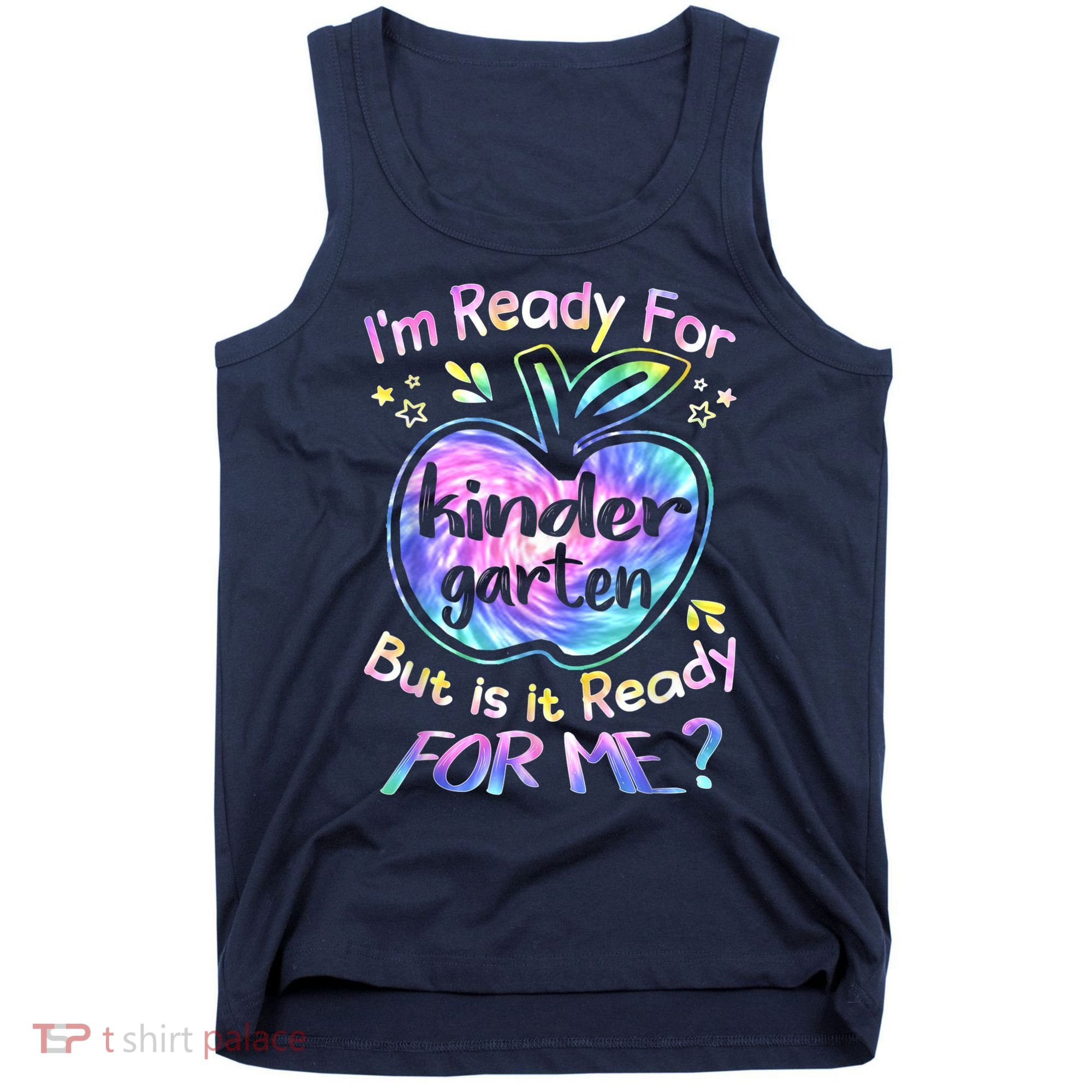 First Day Of Kindergarten Tie Dye Back To School Boy Kids Tank Top