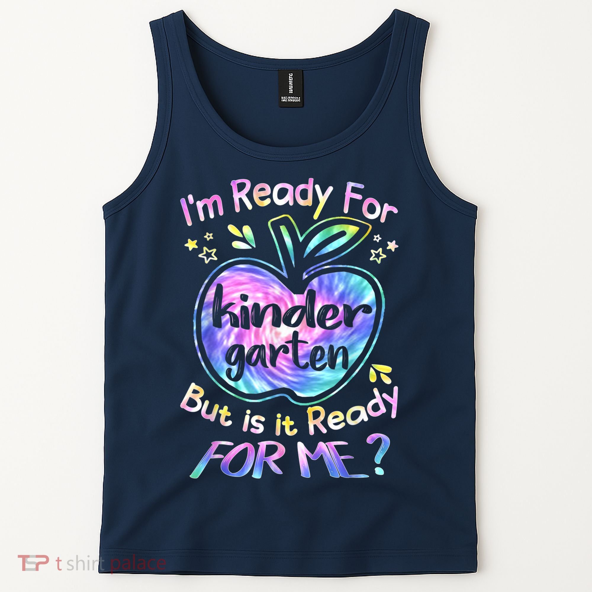 First Day Of Kindergarten Tie Dye Back To School Boy Kids Tank Top